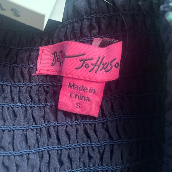 Betsey Johnson VTG Y2K Floral Zip Front Halter Midi Dress NWT Size S - Picture 5 of 9